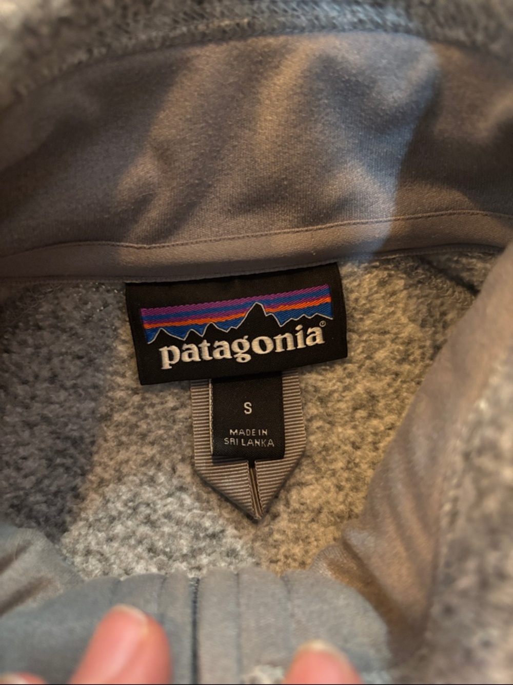 Patagonia Light Gray zip up Jacket - Full Zip - Picture 4 of 6